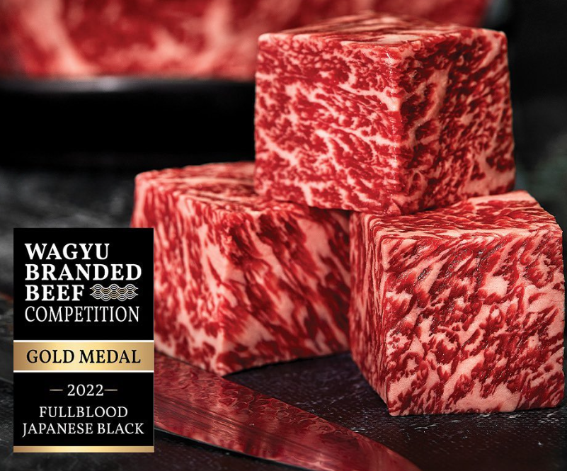 Wagyu Branded Beef Competition Gold Medal - Fullblood Japanese Black